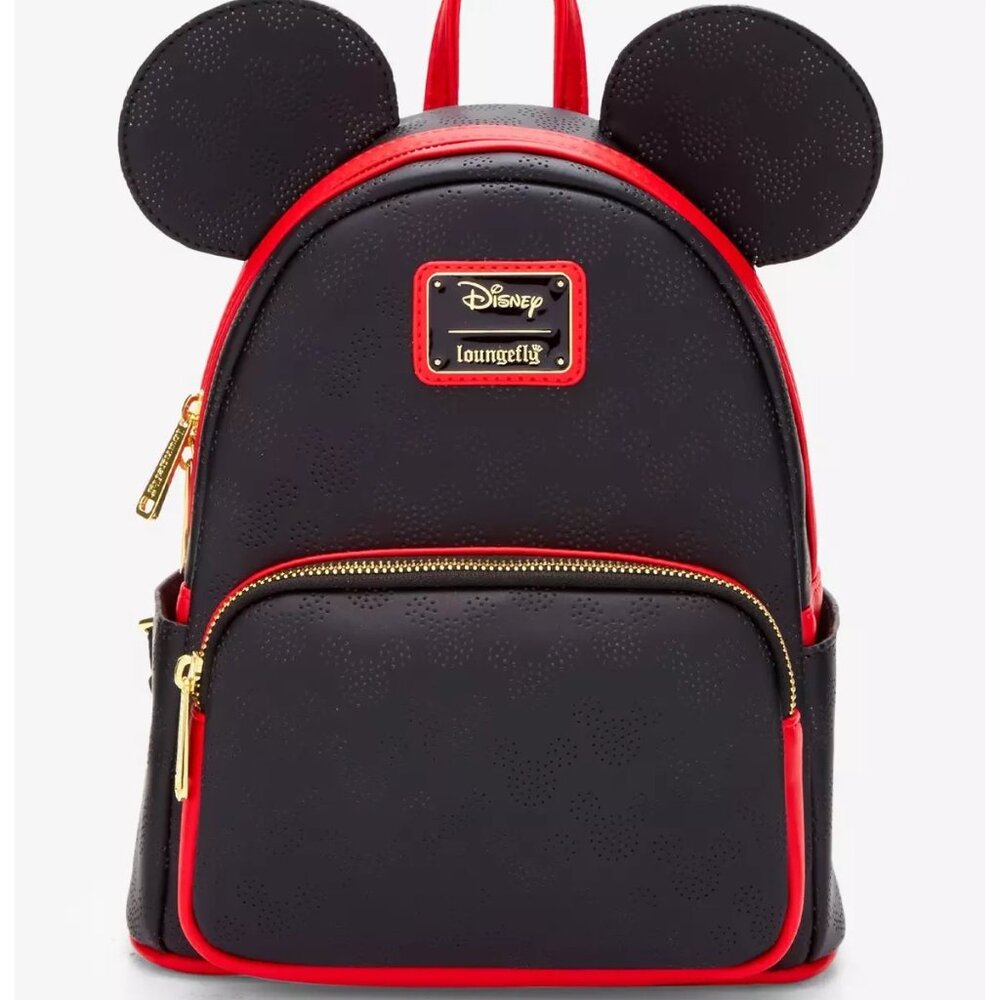 Loungefly Disney Mickey Mouse Silhouette Ears Mini Backpack Exclusive NWT